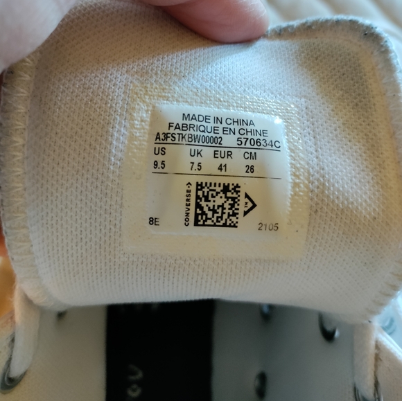 White leather platform converse - Picture 5 of 6